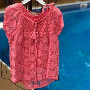 4 for $20 Speechless coral color 2 piece girls top